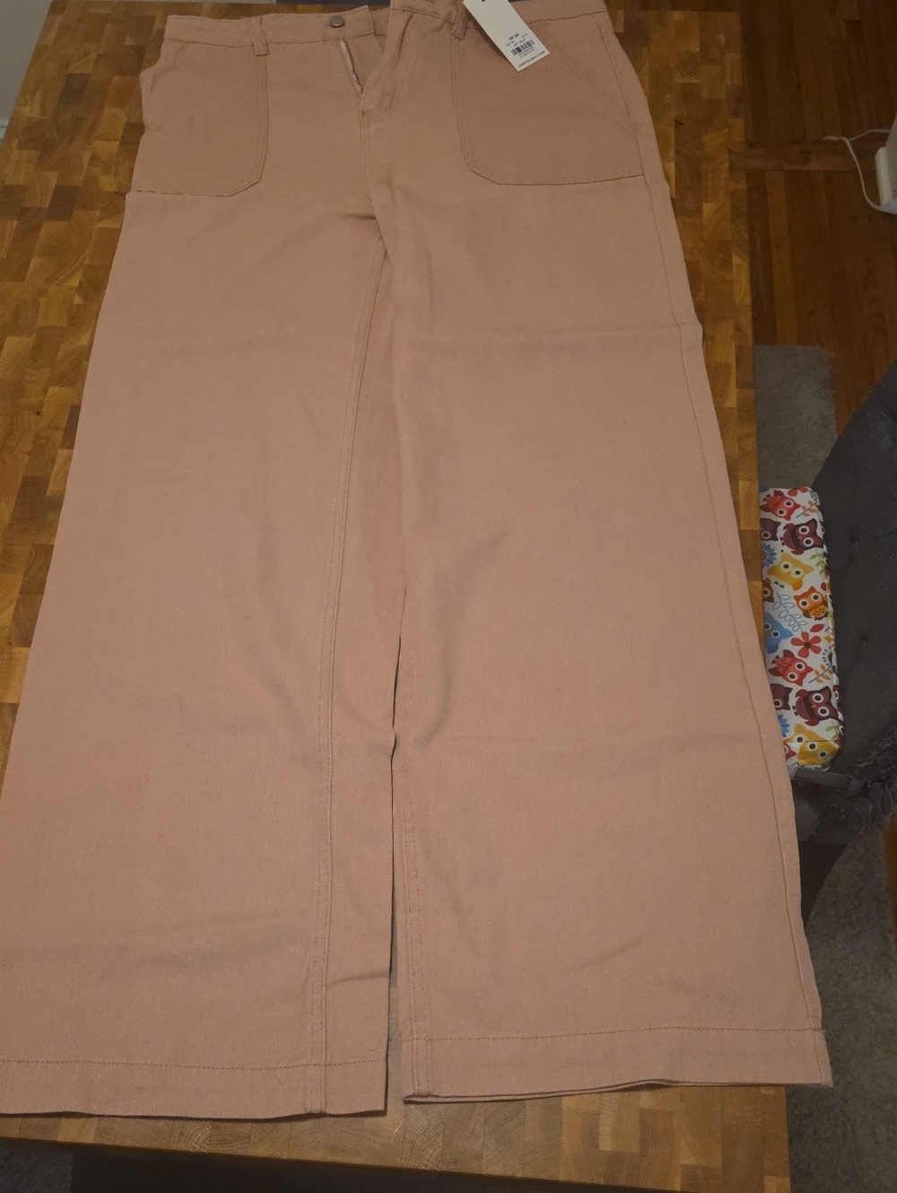 long tall sally Wide Leg Pants in Dusty Rose 36 Inch Inseam. New.